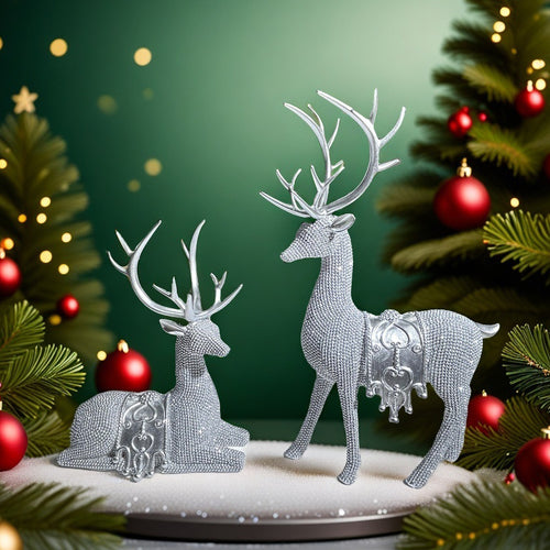Elegant decorative figure of a majestic red deer Bowlift