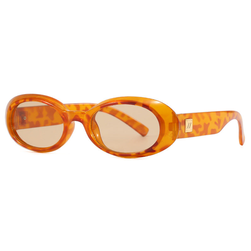 Oval Frame Fashion Sunglasses