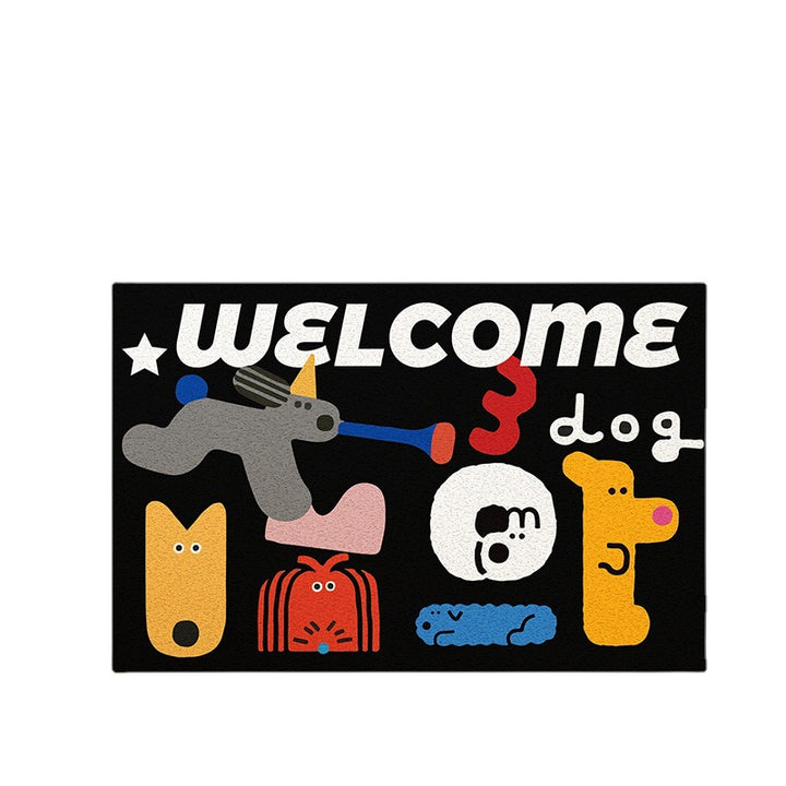Unisex Playful Illustrated Welcome Mat Bowlift