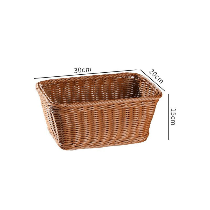 Large Rectangular Woven Storage Tray Bowlift