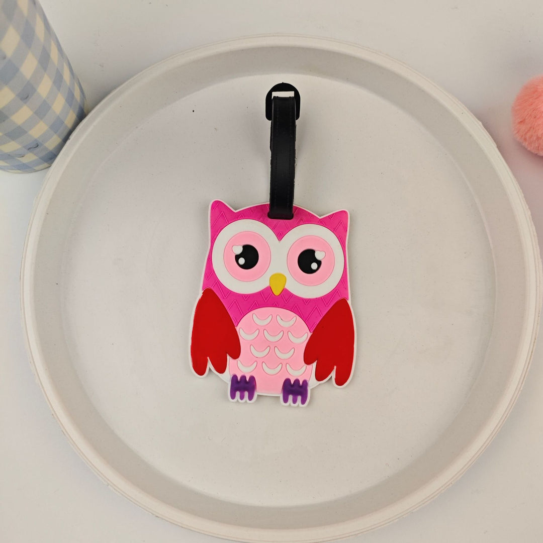 Unisex suitcase tag in owl design Bowlift