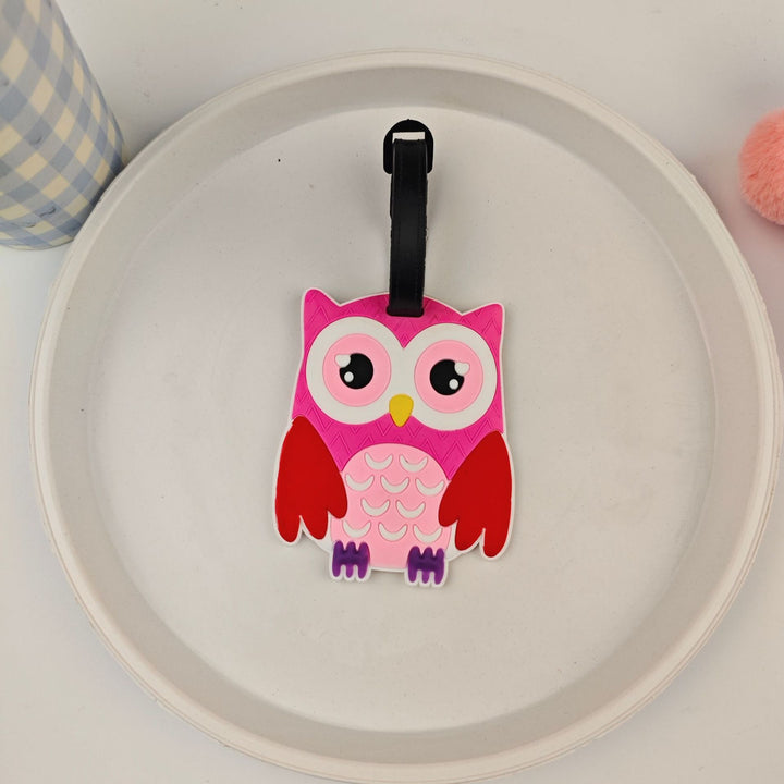 Unisex suitcase tag in owl design Bowlift