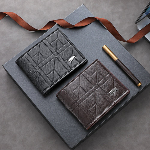 Textured Leather Passport Holder Bowlift