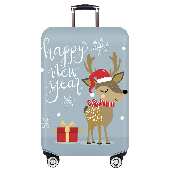 Women's Hardshell Suitcase with Cute Christmas Design Bowlift