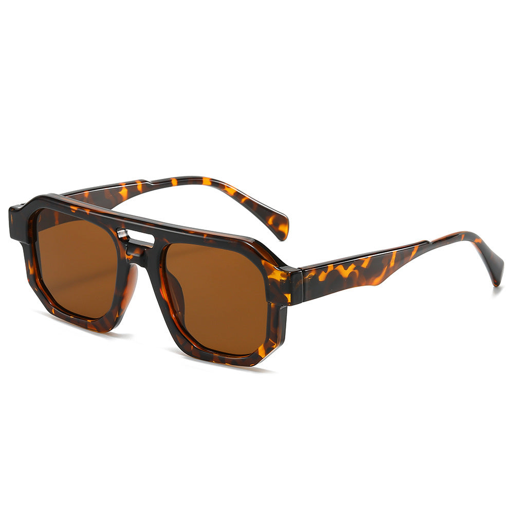 Fashion-Forward Geometric Oversized Sunglasses Bowlift