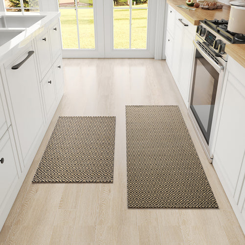 Stylish Geometric Kitchen Mats Bowlift