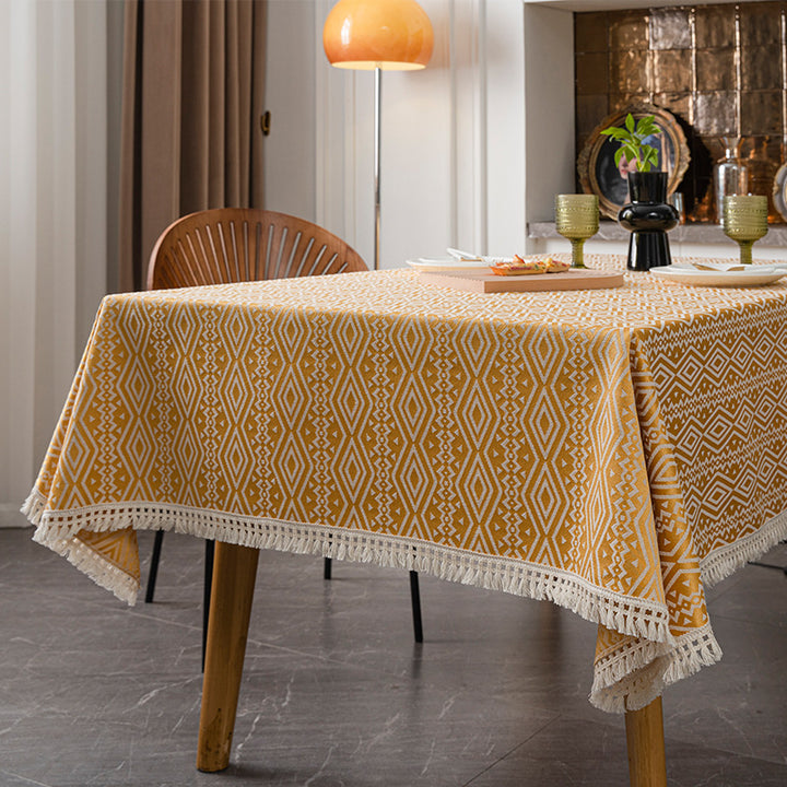 Modern Geometric Pattern Tablecloth