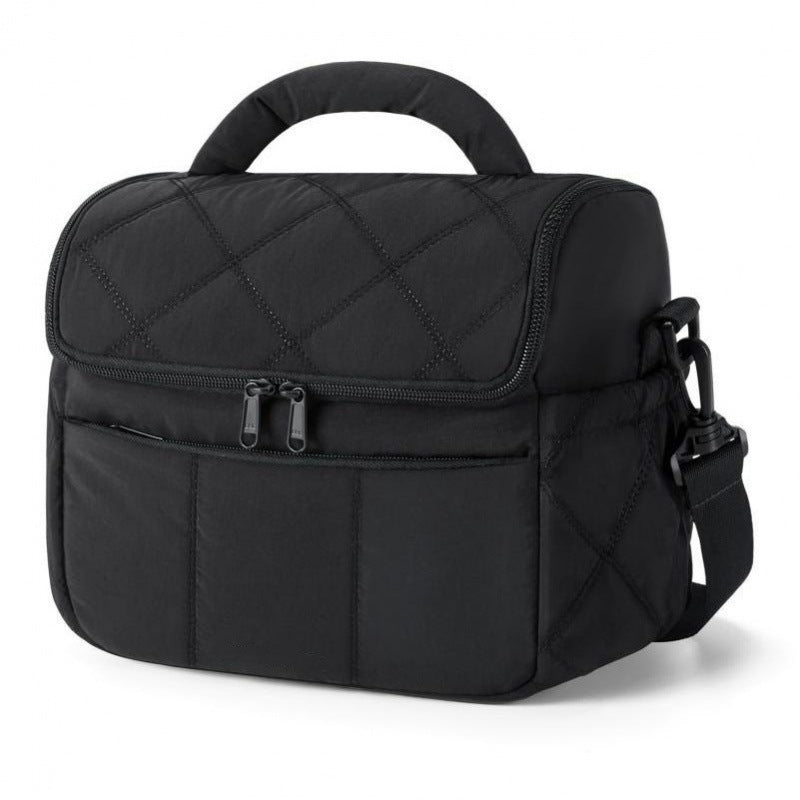 Stylish cosmetic bag with removable shoulder strap Bowlift
