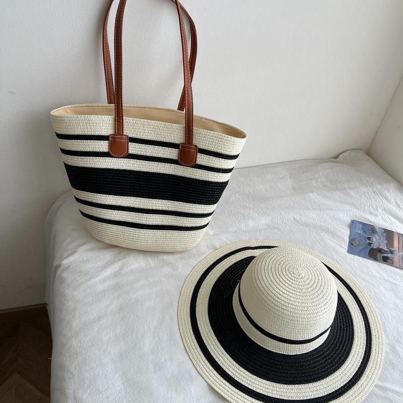 Fashionable Tote Bag Made of Braided Material Bowlift