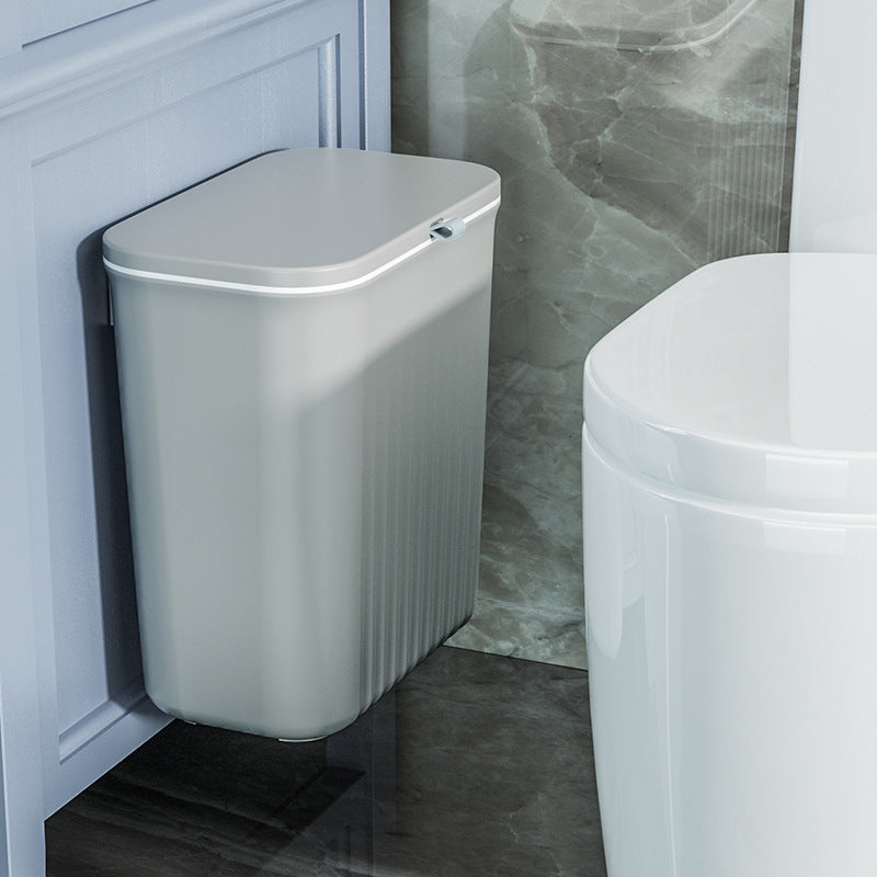 Compact Bathroom Trash Can Bowlift