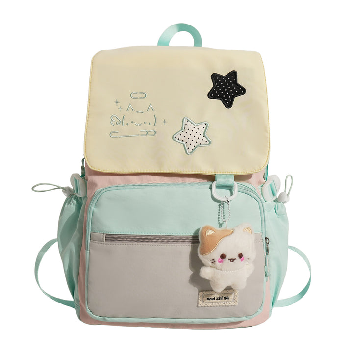 Playful Character-Themed Backpack Bowlift