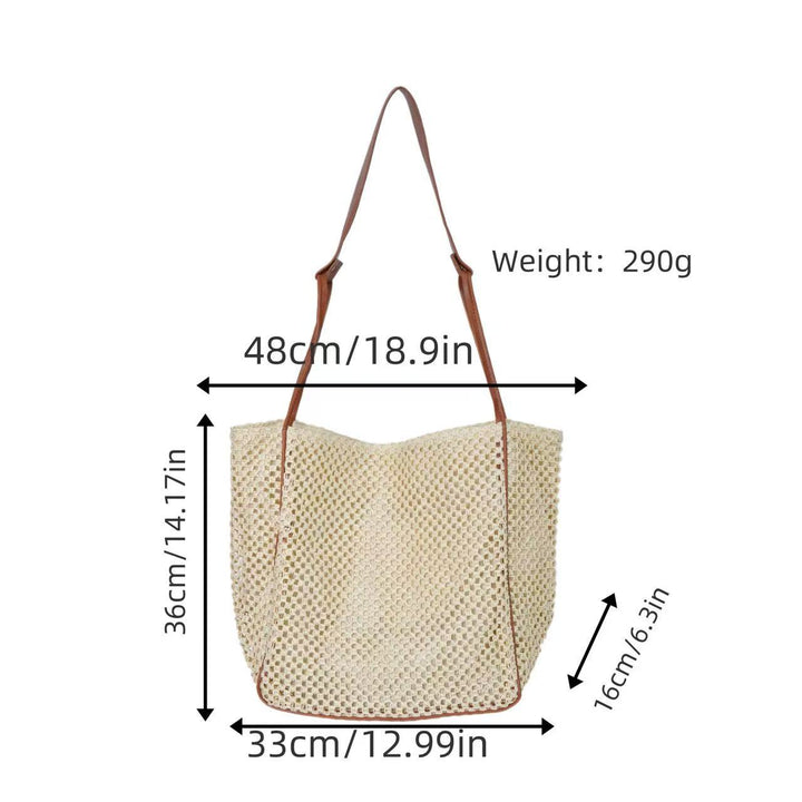 Natural raffia shoulder bag Bowlift