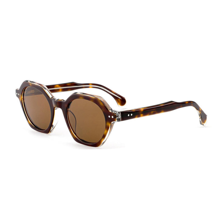 Women's sunglasses in stylish, hexagonal design with sturdy frame and UV protection Bowlift