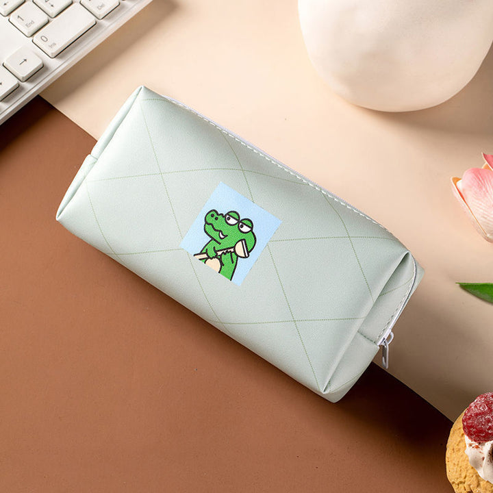 Cartoon Character Print Pencil Case Bowlift
