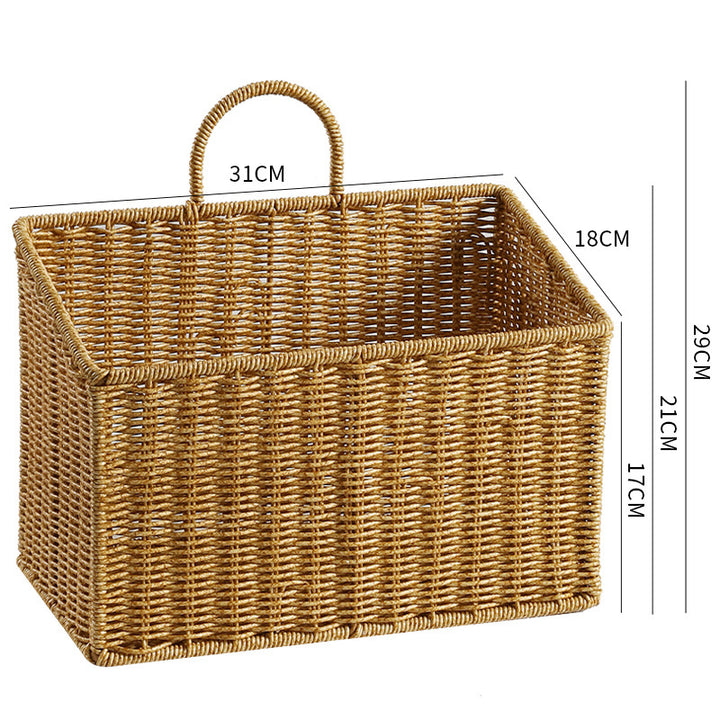 Decorative Woven Storage Basket Bowlift