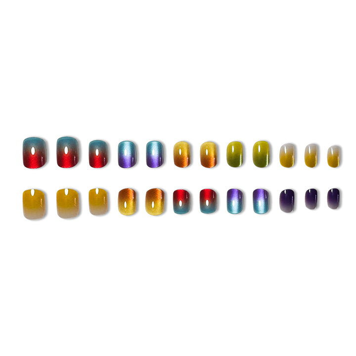 Iridescent Nail Art Extensions Bowlift