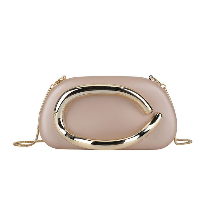 Chic Sculpted Crossbody Handbag Bowlift