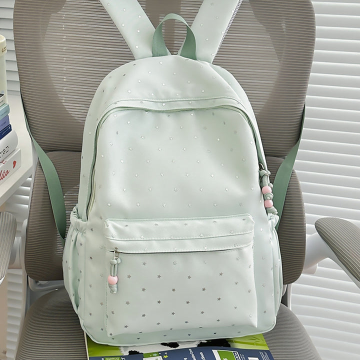 Star-Embellished Functional Backpack