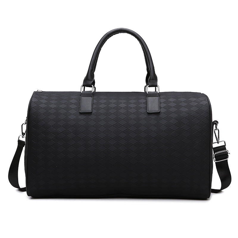 Sporty shoulder bag with structured outer material Bowlift