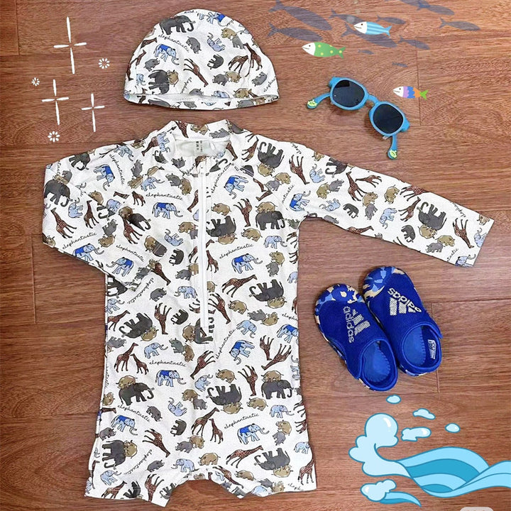 Long-Sleeve UV Protection Swim Suit Bowlift