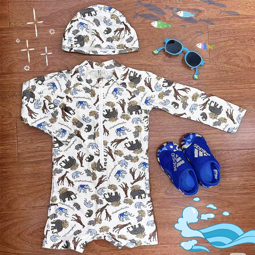 Long-Sleeve UV Protection Swim Suit Bowlift