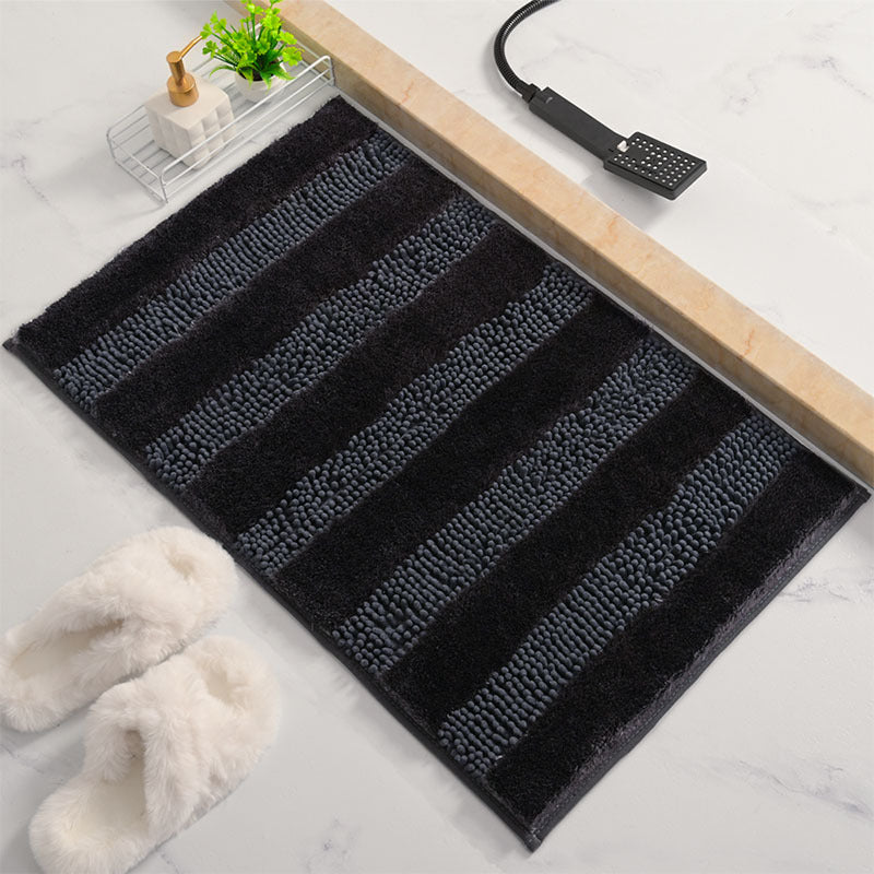 Plush Textured Shower Rug