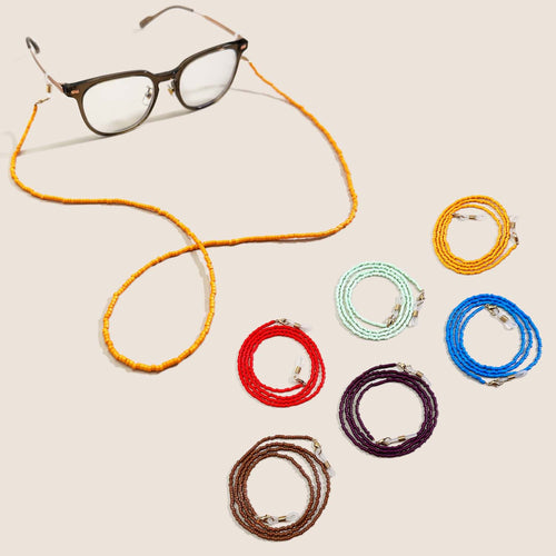 Beaded Eyewear Retainer Chain Bowlift