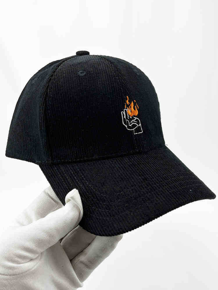 Men's Corduroy Graphic Baseball Cap Bowlift