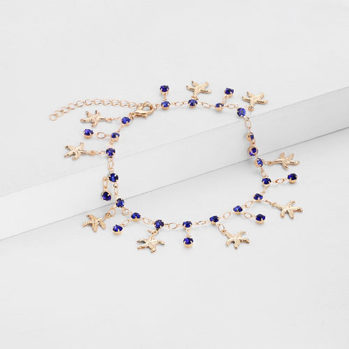 Starfish Charm Anklet Bowlift