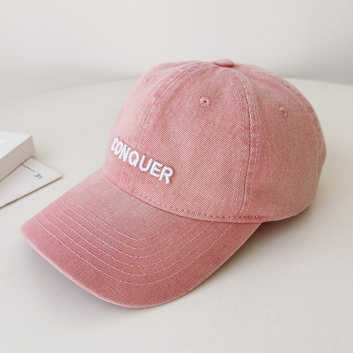 Women's Embroidered Casual Denim Cap Bowlift