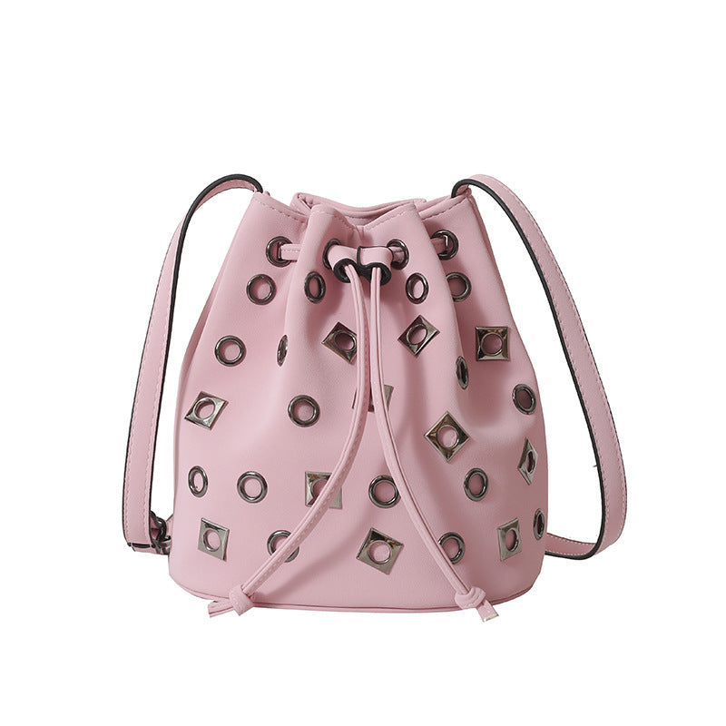 Stylish Drawstring Bucket Bag