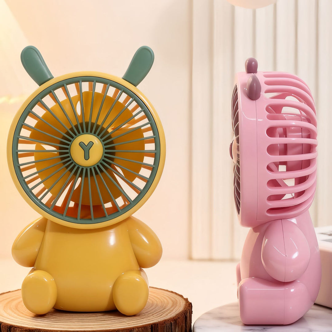 Ladies Sweet Hand Fan in Animal Design Bowlift