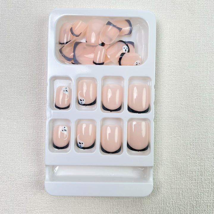 Artistic Abstract Press-On Nail Set Bowlift