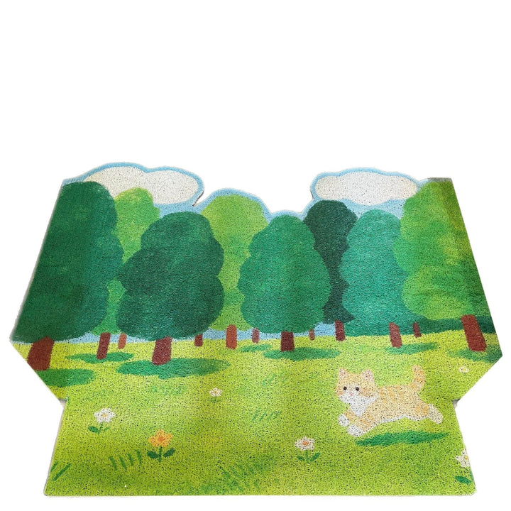 Cartoon Forest Animal Doormat Bowlift