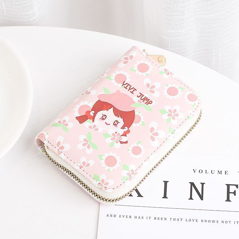 Cute Cartoon Character Zip Wallet Bowlift