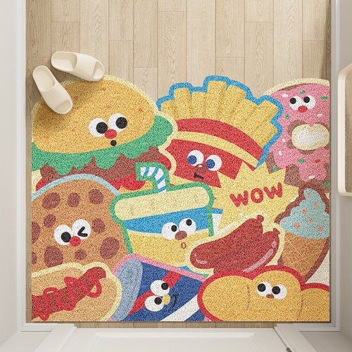 Whimsical Food-Themed Indoor Mat Bowlift