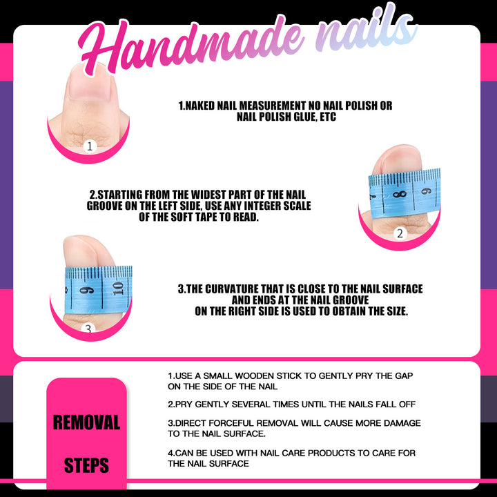 Artificial nail tips with heart design Bowlift