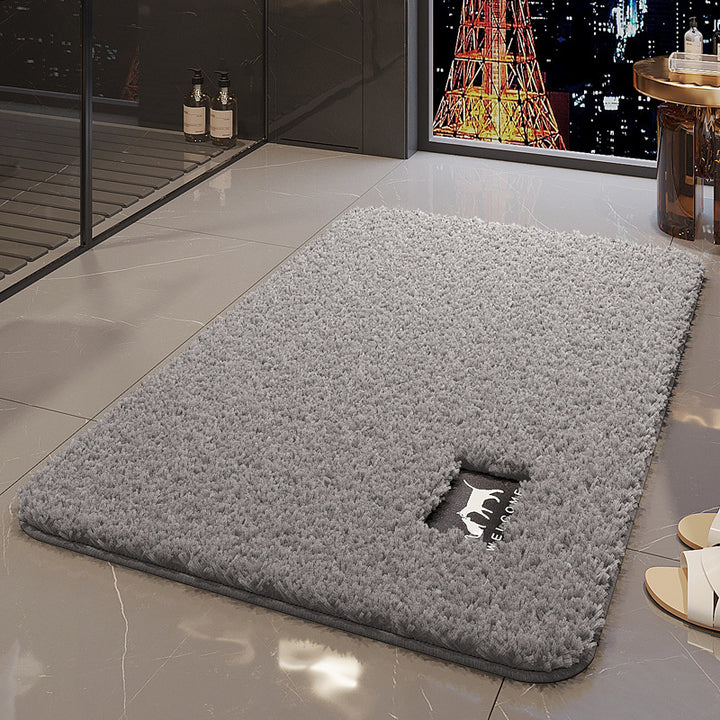 Plush Soft Welcome Mat Bowlift