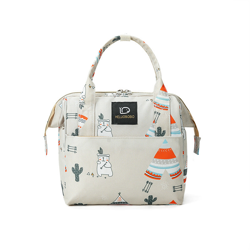 Artistic Printed Insulated Lunch Bag Bowlift