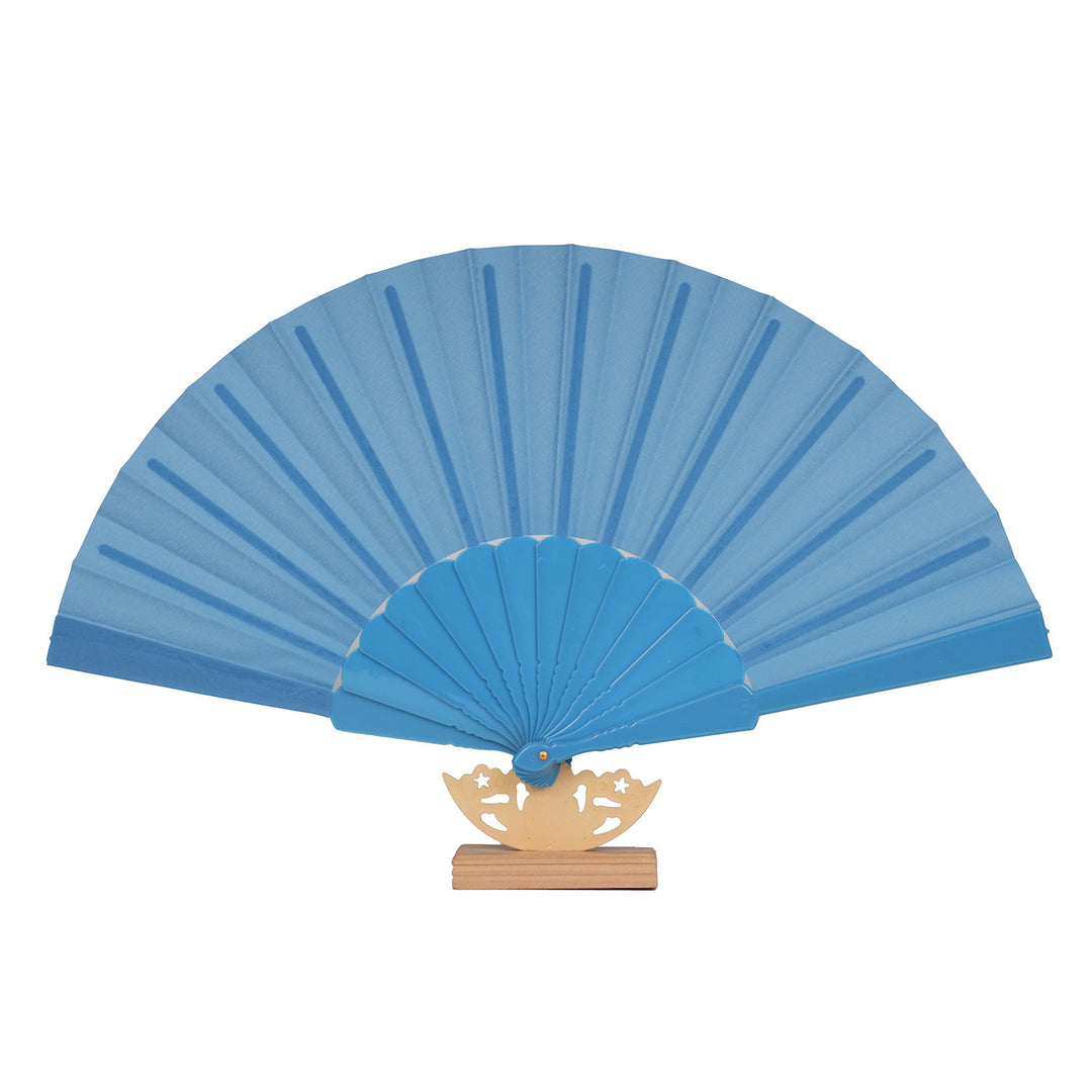 Ladies decorative fan with elegant wooden handle Bowlift