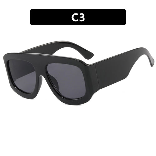 Ladies fashionable oversized sunglasses with wide frame and protective UV filter Bowlift