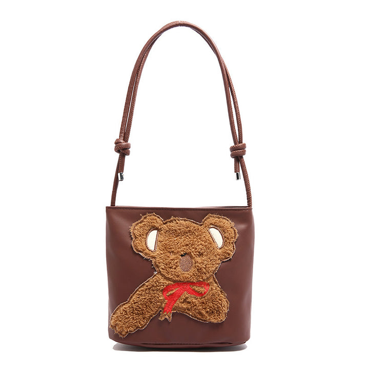 WoCute Teddy Bear Patch Handbag Bowlift