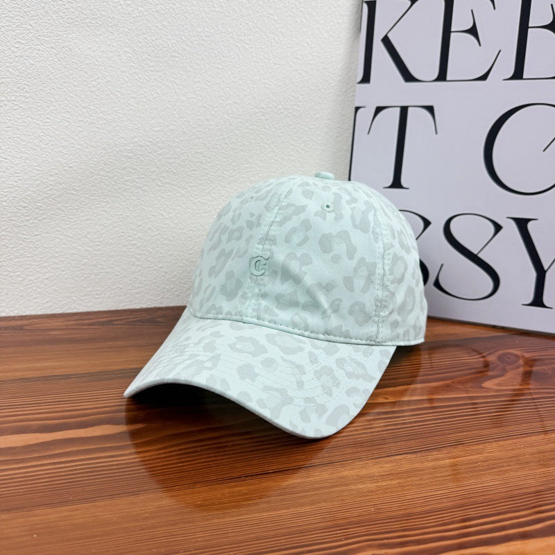 Women's Stylish Leopard Print Baseball Cap Bowlift