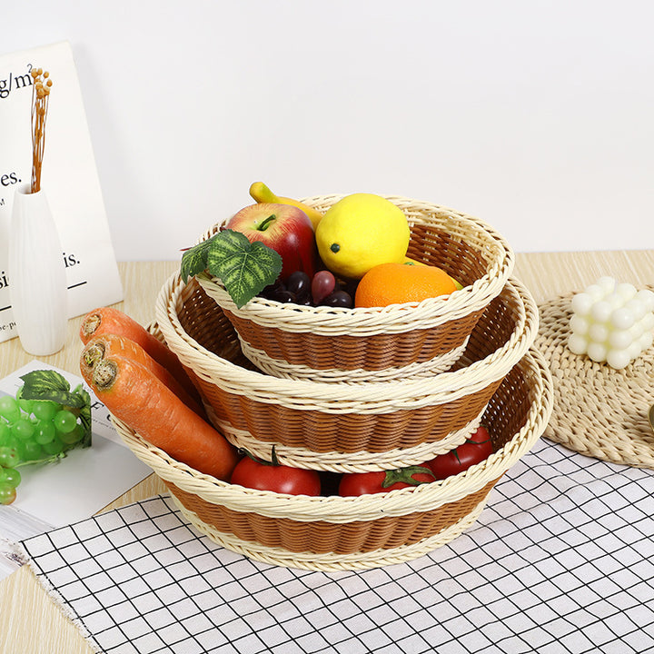 Artisan Woven Serving Bowl Bowlift
