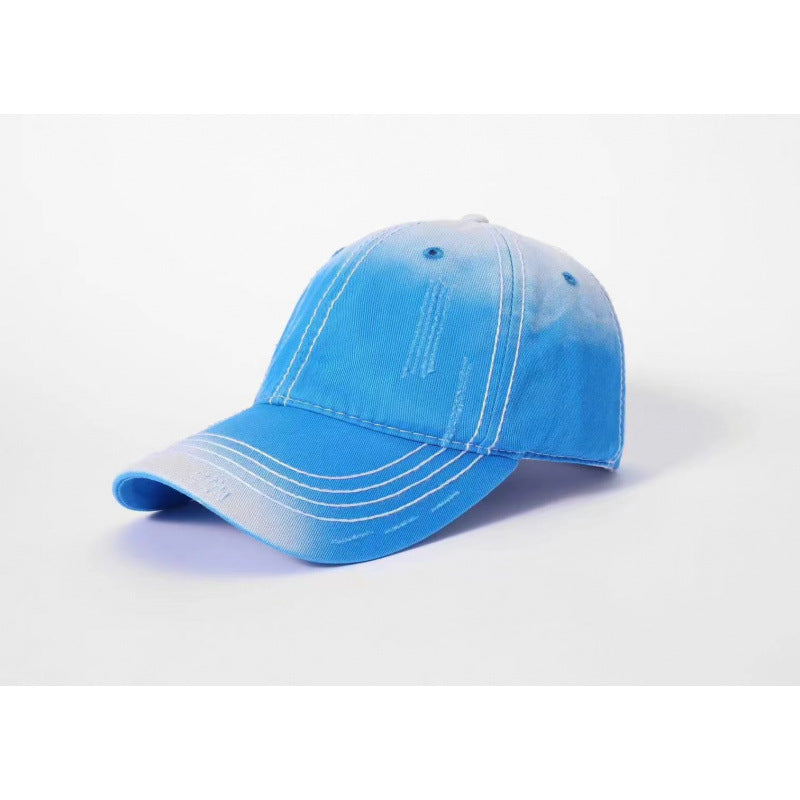 Men's Classic Distressed Cotton Baseball Cap Bowlift