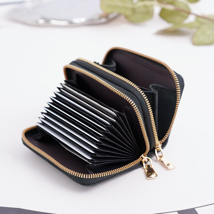 Double Folded Wallet Made of High-Quality Genuine Leather Bowlift