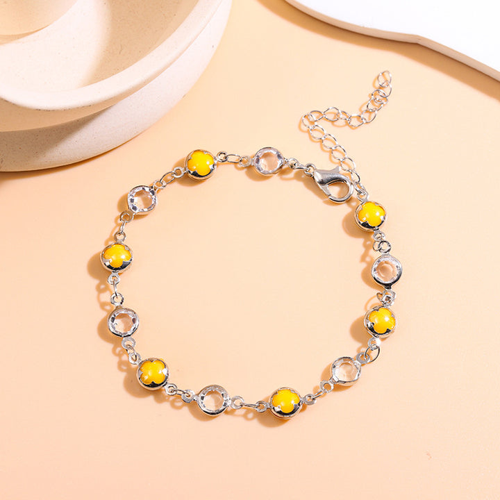 Elegant Beaded Charm Anklet Bowlift