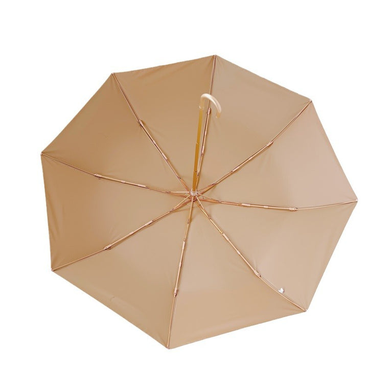 Women's Foldable Umbrella with Elegant Heart Design Bowlift