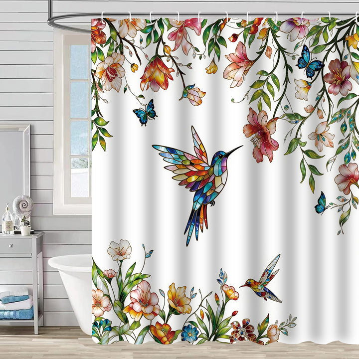 Nature-Inspired Shower Curtain Bowlift