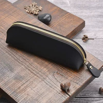 Stylish Leather Pencil Case Bowlift